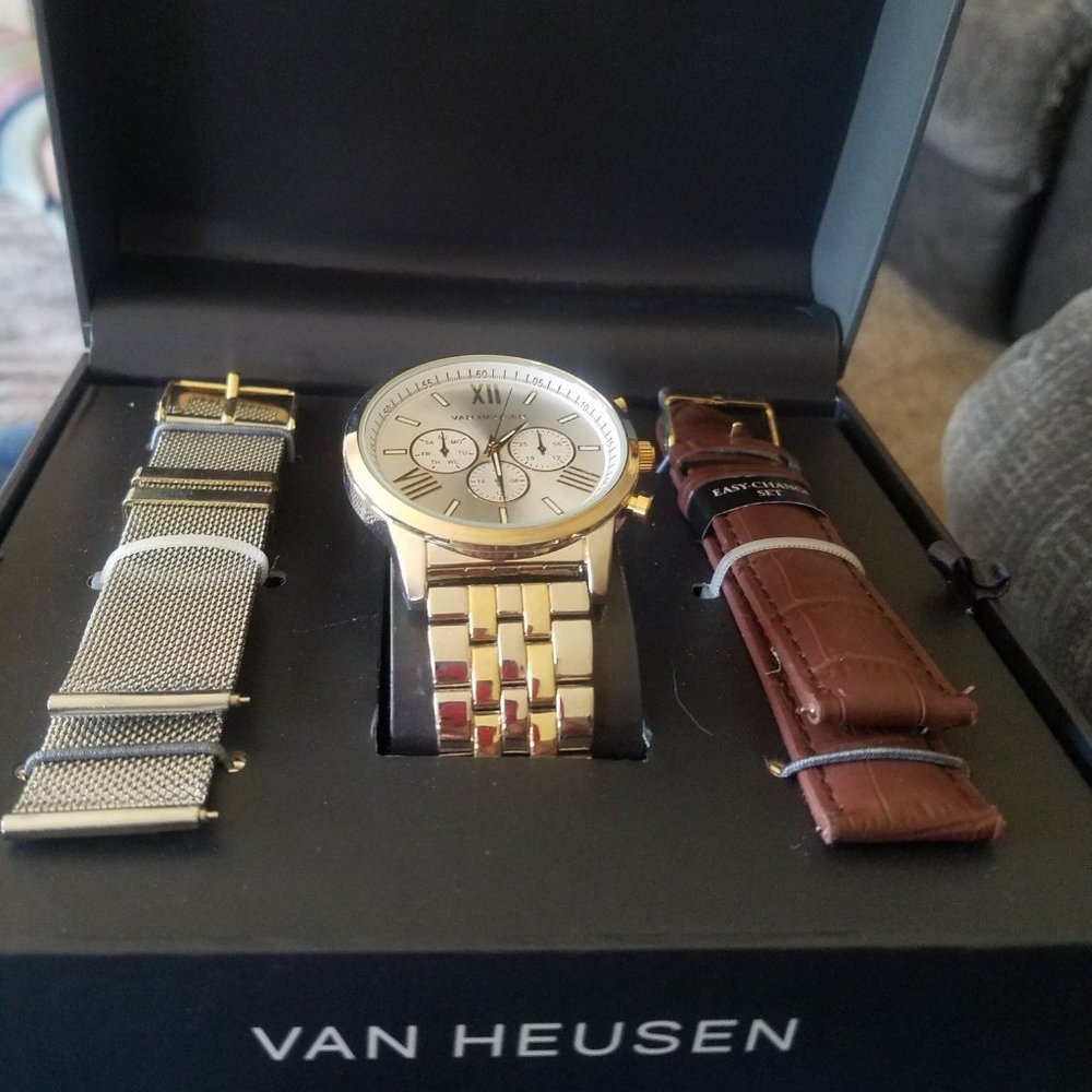 Van Heusen 3 in 1 Watch set